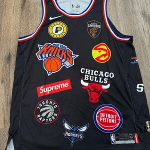 SUPREME NBA Basketball Teams Logos jersey